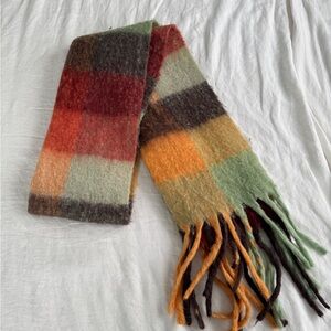 Vici Multicolor Plaid Scarf